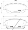 TOYOT 04465YZZED Brake Pad Set, disc brake